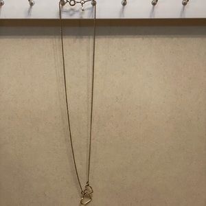 Cute two heart necklace